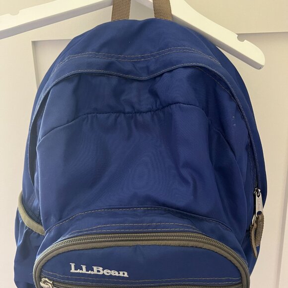 LL Bean Kids Blue School Backpack - Picture 7 of 9